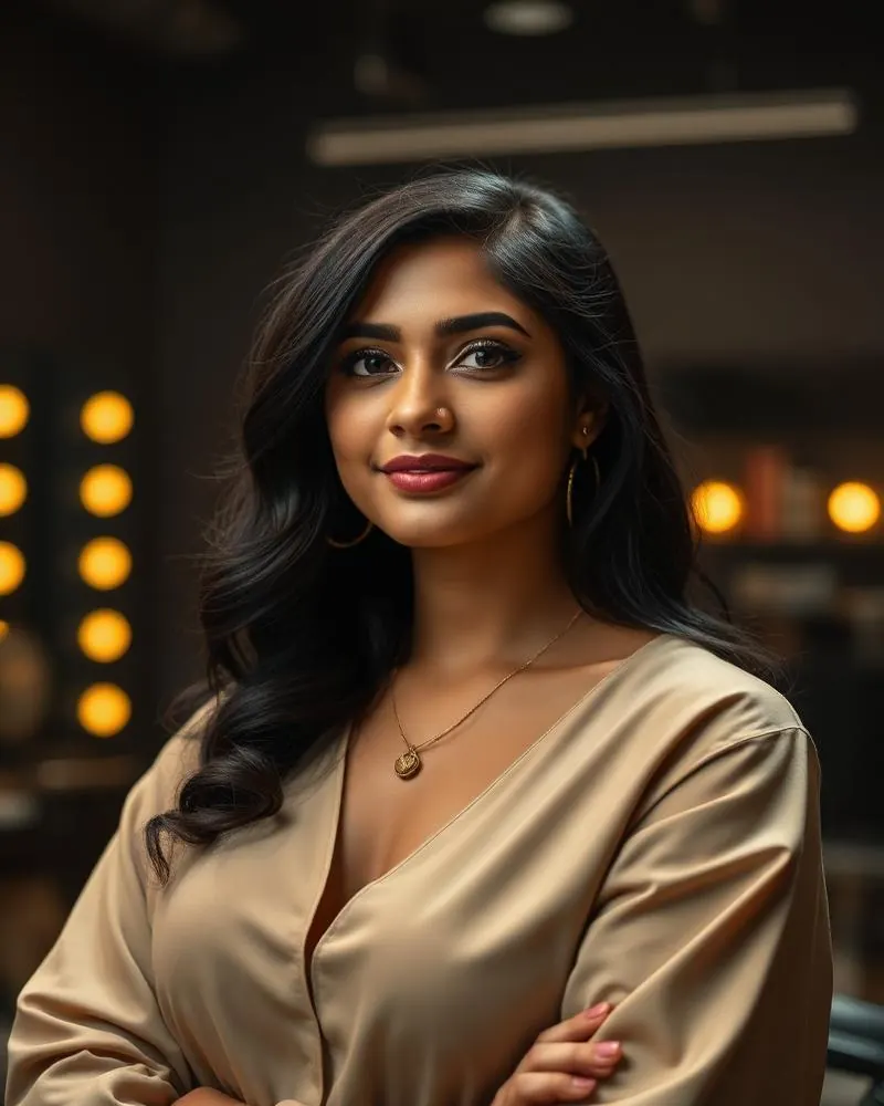 Poonam Chauhan, student trained at the Kira Exotica beauty academy in Indore