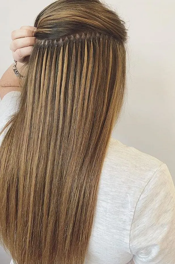 Hair Extensions - Level 2 training session at the Kira Exotica beauty academy in Indore